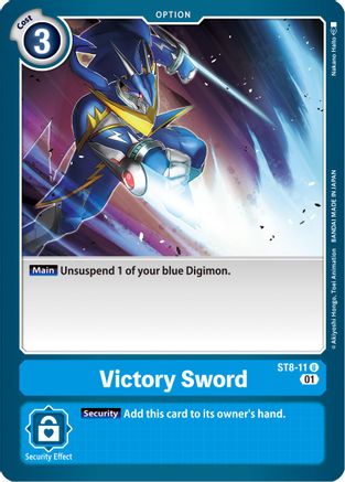 Victory Sword (ST8-11) - Starter Deck 08: Ulforce Veedramon