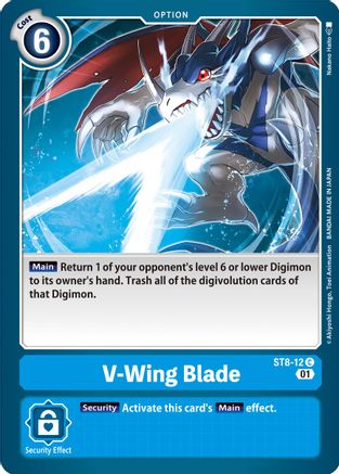 V-Wing Blade (ST8-12) - Starter Deck 08: Ulforce Veedramon