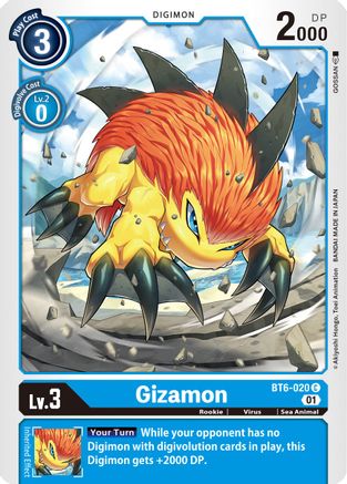 Gizamon (BT6-020) - Double Diamond