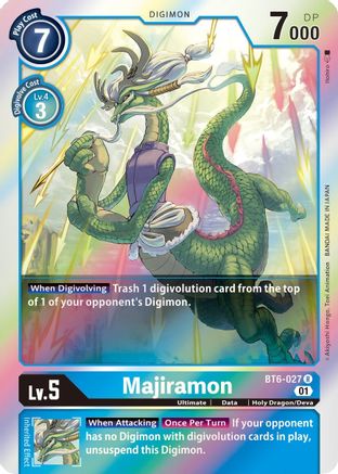 Majiramon (BT6-027) - Double Diamond Foil