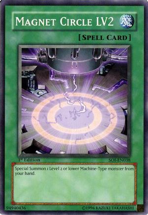 Magnet Circle LV2 (SOI-EN038) - Shadow of Infinity 1st Edition