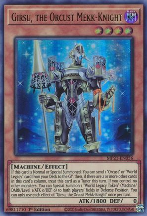 Girsu, the Orcust Mekk-Knight (MP21-EN056) - 2021 Tin of Ancient Battles 1st Edition