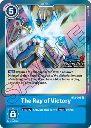 The Ray of Victory (DC-1 Grand Prix) (BT2-096) - Release Special Booster 1.5 Foil