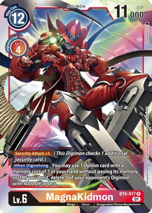 MagnaKidmon (BT6-017) - Double Diamond Foil