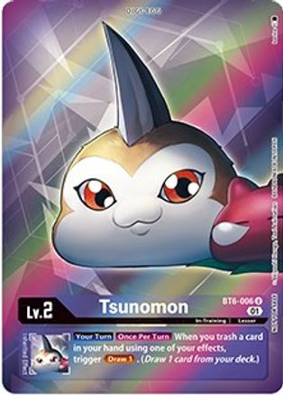 Tsunomon (Box Topper) (BT6-006) - Double Diamond Foil