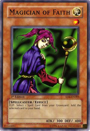 Magician of Faith (SD6-EN005) - Structure Deck: Spellcaster's Judgment 1st Edition