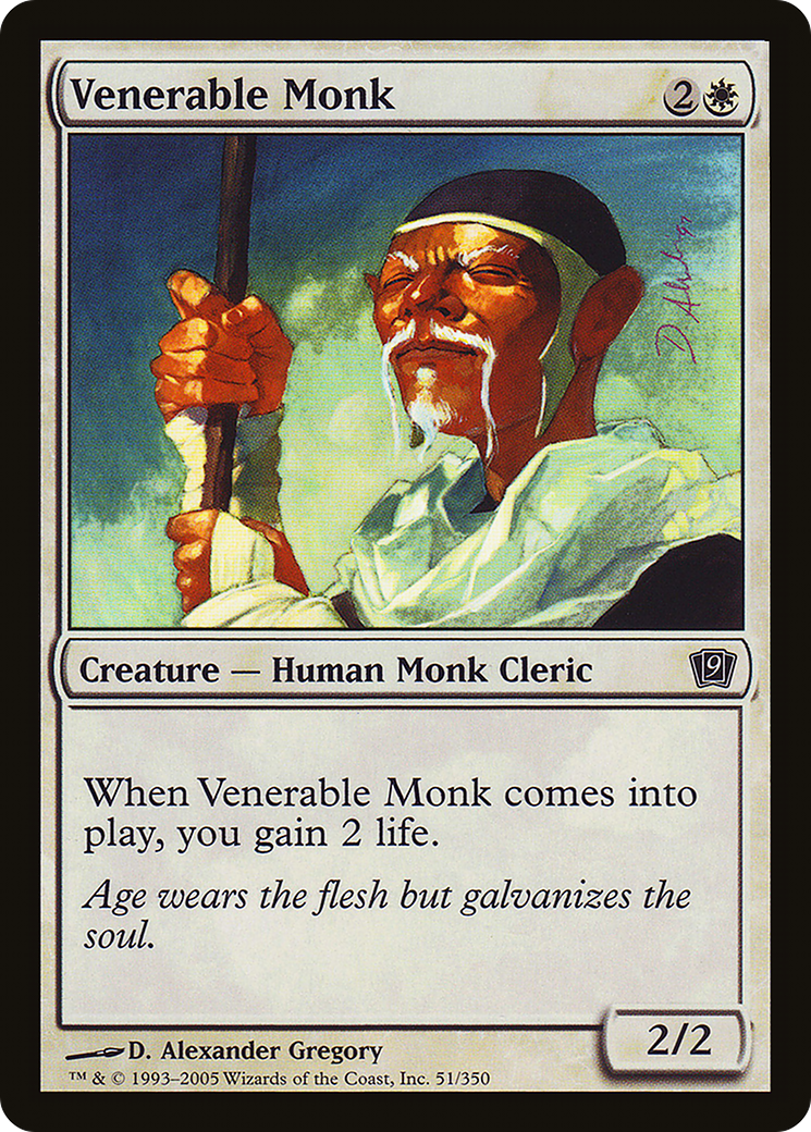 Venerable Monk (9ED-51★) -  Foil