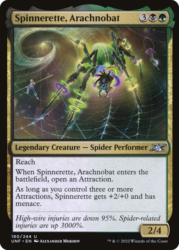 Spinnerette, Arachnobat (UNF-180) -  Foil