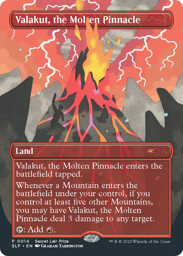 Valakut, the Molten Pinnacle (SLP-014) -  (Borderless)