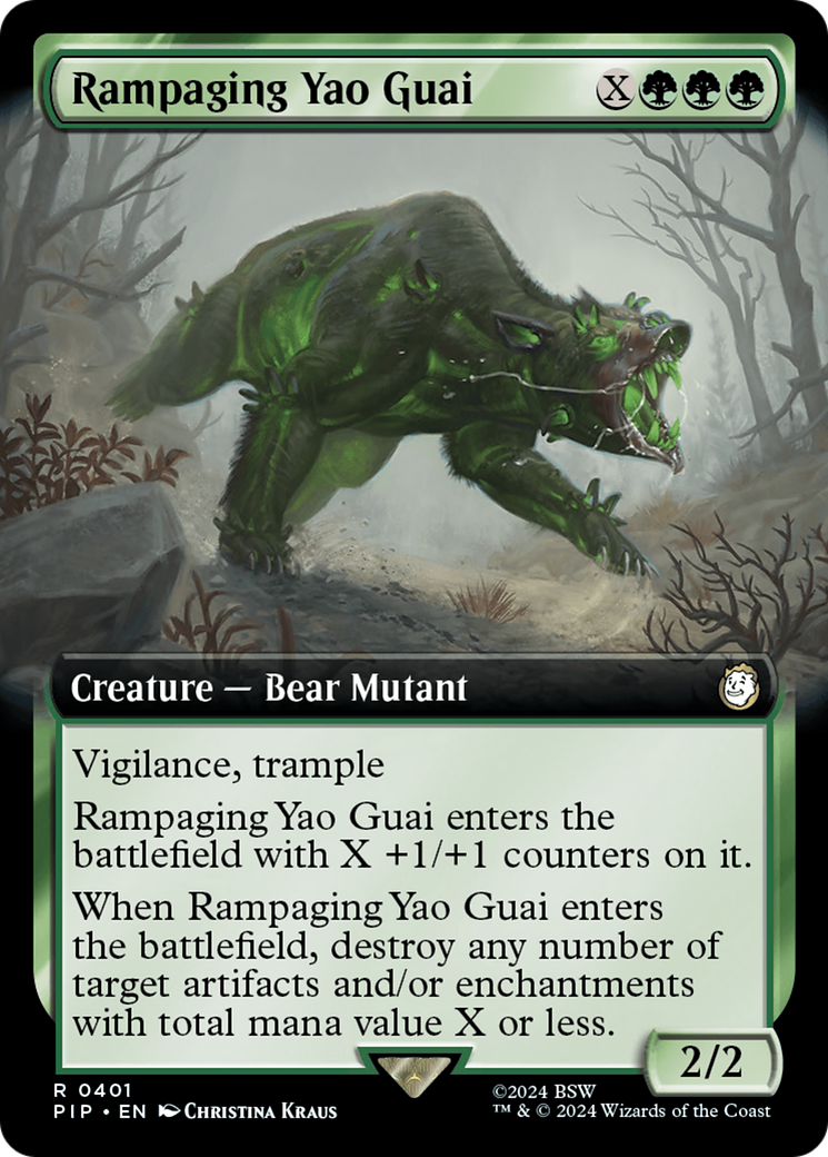 Rampaging Yao Guai (PIP-401) - : (Extended Art) Foil