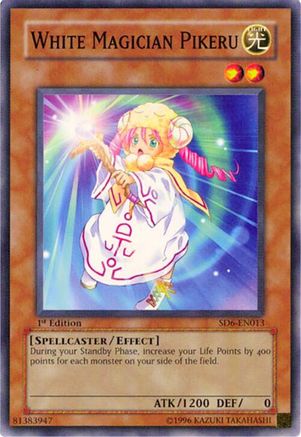 White Magician Pikeru (SD6-EN013) - Structure Deck: Spellcaster's Judgment 1st Edition