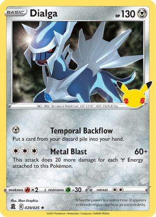 Dialga 20/25 - Holofoil