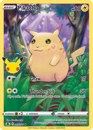 Pikachu 5/25 - Holofoil