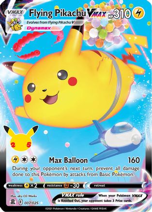 Flying Pikachu VMAX 7/25 - Holofoil