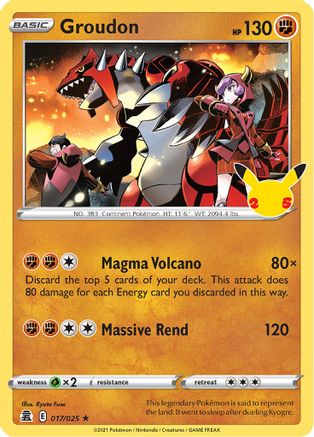 Groudon 17/25 - Holofoil