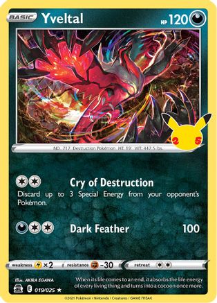 Yveltal 19/25 - Holofoil