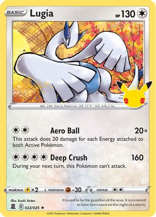 Lugia 22/25 - Holofoil