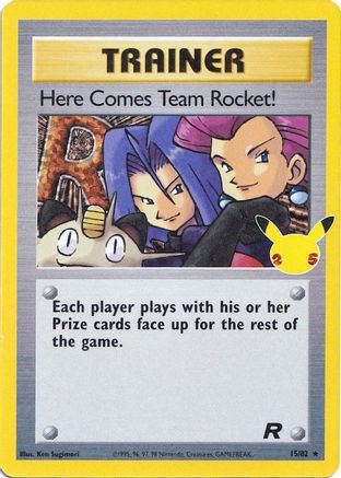 Here Comes Team Rocket! 15 - Holofoil