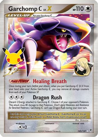 Garchomp C LV.X 145/25 - Holofoil