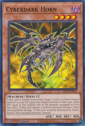 Cyberdark Horn (SDCS-EN013) - Structure Deck: Cyber Strike Unlimited