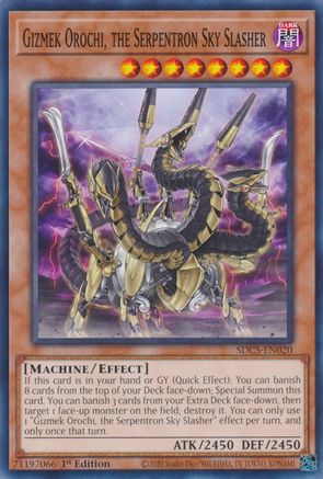 Gizmek Orochi, the Serpentron Sky Slasher (SDCS-EN020) - Structure Deck: Cyber Strike Unlimited