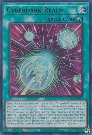 Cyberdark Realm (SDCS-EN023) - Structure Deck: Cyber Strike 1st Edition