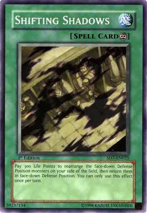 Shifting Shadows (SD7-EN025) - Structure Deck: Invincible Fortress Unlimited