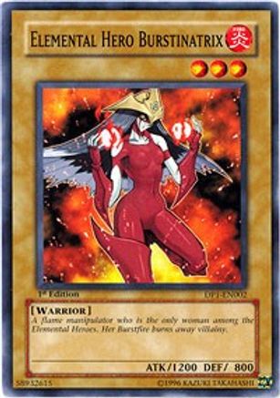 Elemental Hero Burstinatrix (DP1-EN002) - Duelist Pack 1: Jaden Yuki Unlimited