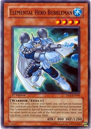 Elemental Hero Bubbleman (DP1-EN009) - Duelist Pack 1: Jaden Yuki Unlimited