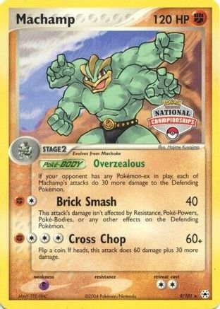 Machamp - 9/101 (National Championships) 9 - Holofoil