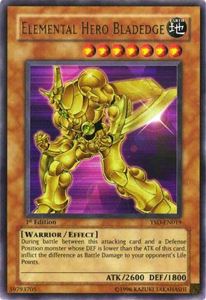 Elemental Hero Bladedge (YSD-EN019) - Starter Deck 2006 Unlimited