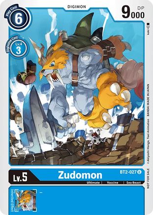 Zudomon - BT2-027 (Official Tournament Pack Vol.3) (BT2-027) - Release Special Booster 1.0