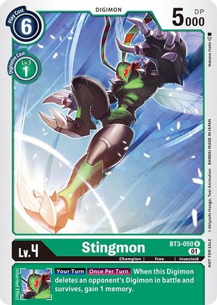 Stingmon (Winner Pack Double Diamond) (BT3-050) - Release Special Booster 1.0