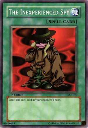 The Inexperienced Spy (SKE-030) - Starter Deck: Kaiba Evolution 1st Edition