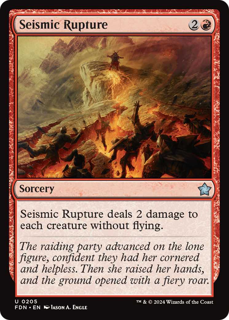 Seismic Rupture (FDN-205) -  Foil