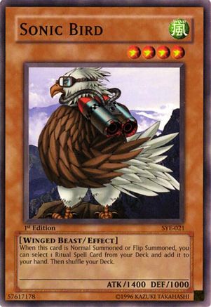 Sonic Bird (SYE-021) - Starter Deck: Yugi Evolution Unlimited