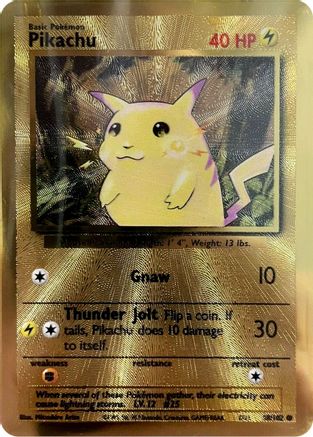 Pikachu - 58/102 (Celebrations Metal Card) 58 - Holofoil