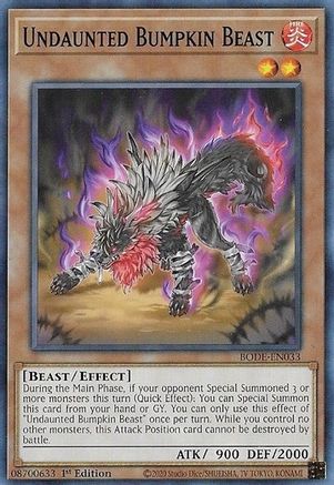 Undaunted Bumpkin Beast (BODE-EN033) - Burst of Destiny 1st Edition