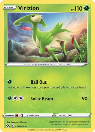 Virizion 15/264 - Reverse Holofoil