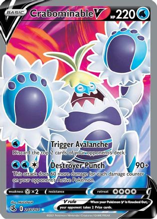 Crabominable V (Full Art) 248/264 - Holofoil