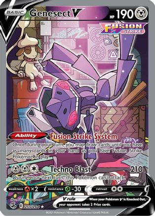 Genesect V (Alternate Full Art) 255/264 - Holofoil