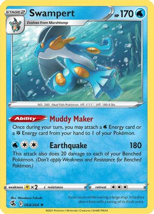 Swampert 64/264 - Reverse Holofoil