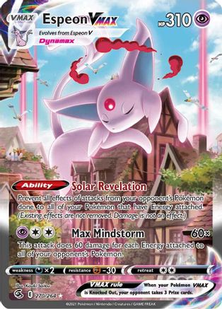 Espeon VMAX (Alternate Art Secret) 270/264 - Holofoil