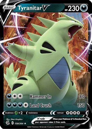 Tyranitar V 158/264 - Holofoil