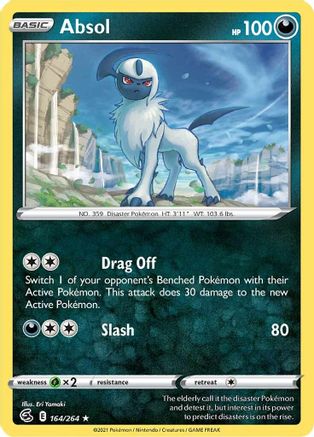 Absol 164/264 - Reverse Holofoil