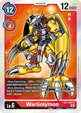 WarGreymon (EX1-009) - Classic Collection Foil