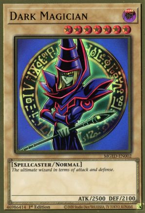 Dark Magician (MGED-EN002) - Maximum Gold: El Dorado 1st Edition