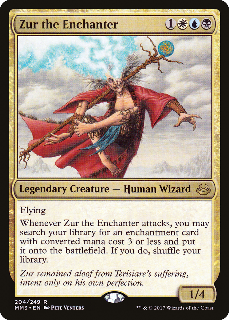 Zur the Enchanter (MM3-204) -  Foil