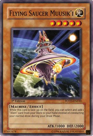 Flying Saucer Muusik'i (POTD-EN030) - Power of the Duelist 1st Edition