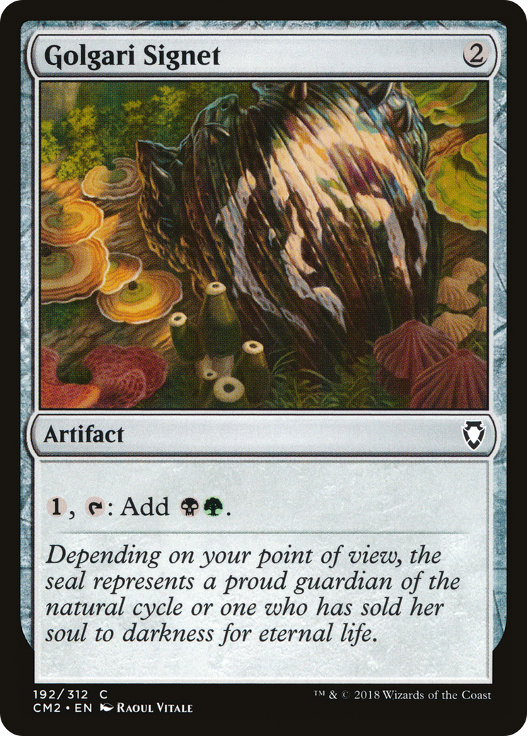 Golgari Signet (CM2-192) -